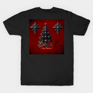 Wonderful gothic christmas tree T-Shirt